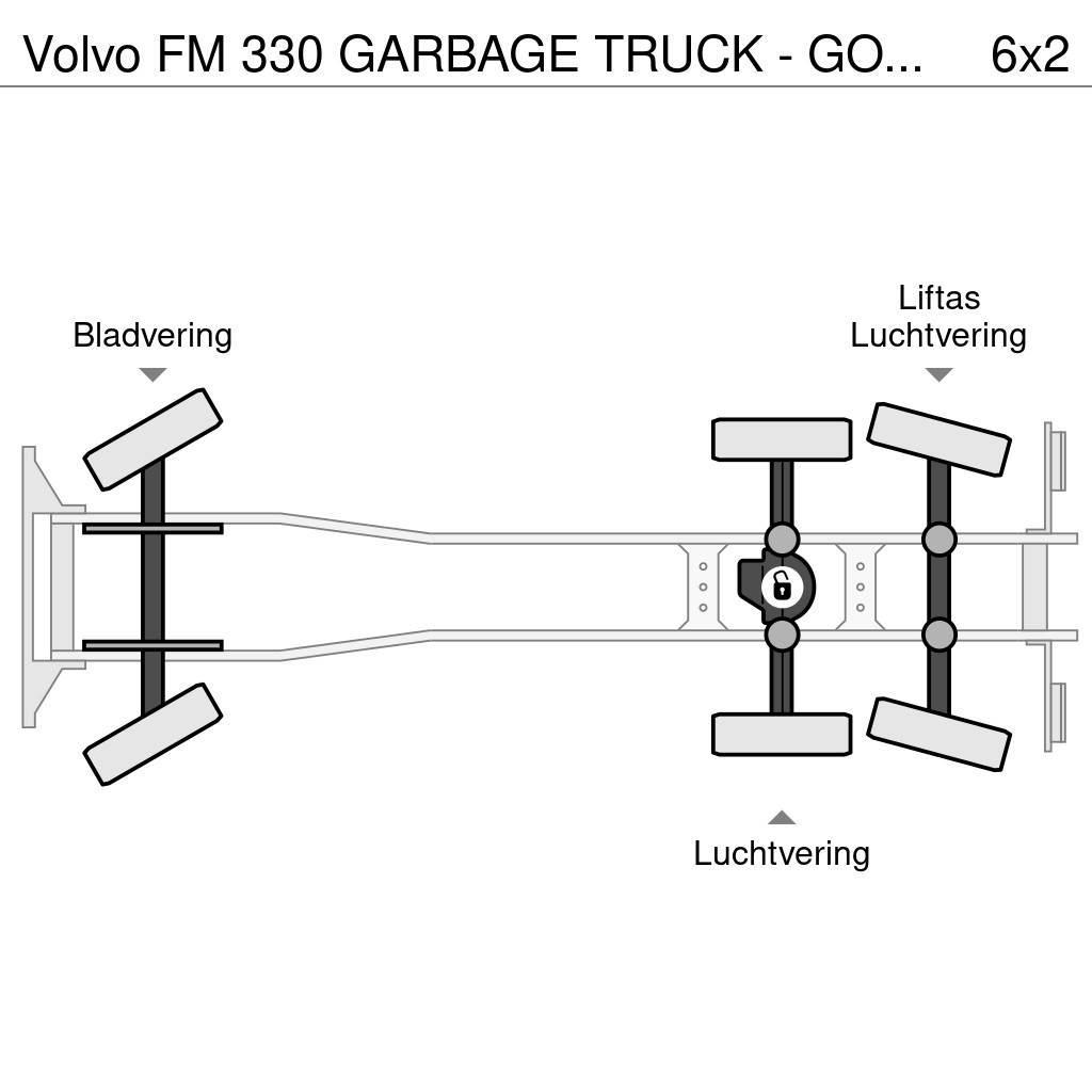 Volvo FM 330 GARBAGE TRUCK - GOOD WORKING CONDITION (!) Waste trucks