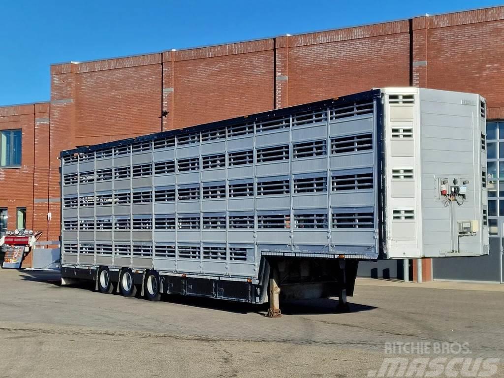 Pezzaioli 5 deck livestock 155M2 - Water & Ventilation - Loa Animal transport semi-trailers