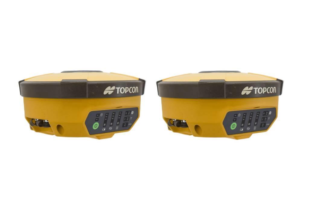 Topcon GPS GNSS Dual Hiper V UHF II Base/Rover Receiver K Other components