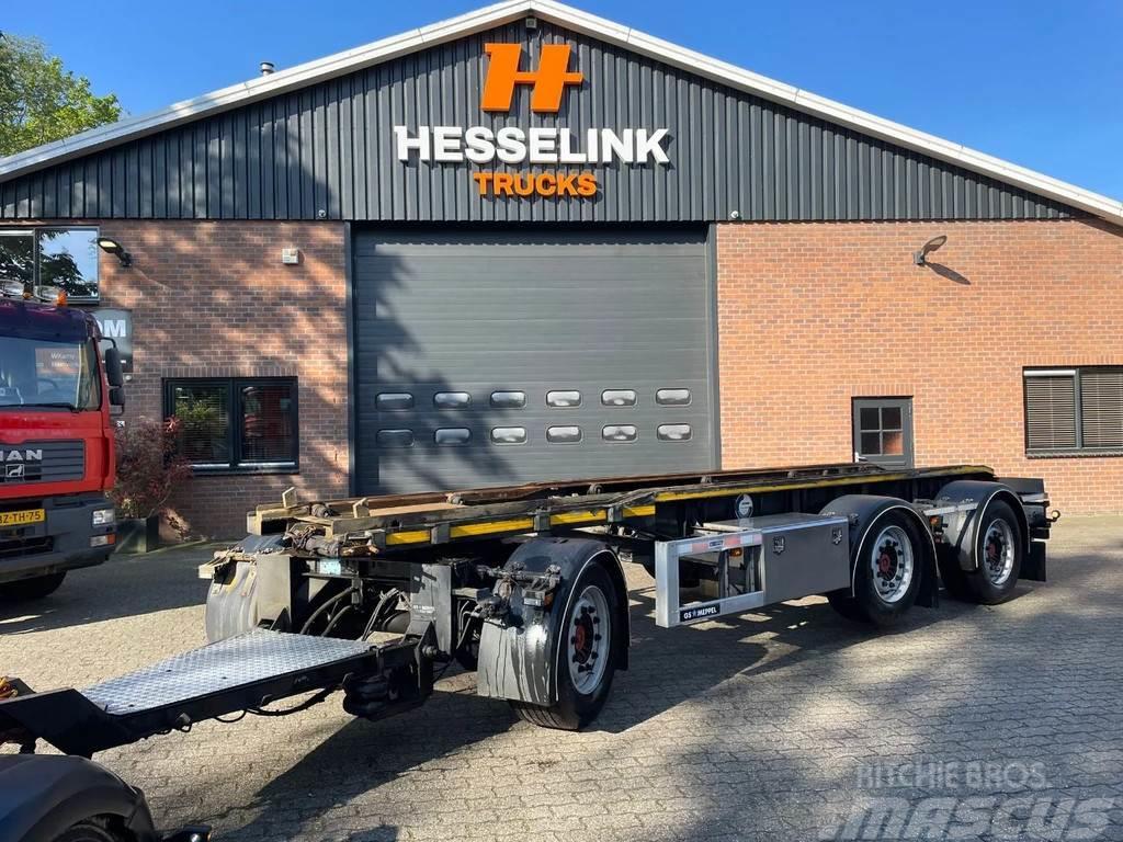 GS 3-AS haak/NCH Containers alle lengtes, Liftas, SAF Containerframe trailers
