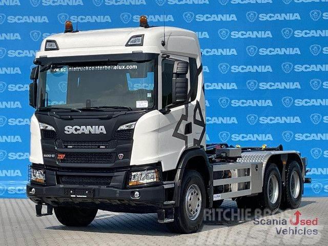Scania G 500 B6x4HB, DIFF-L 20T HOOKLIFT, EX DEMO SUPER! Cable lift demountable trucks