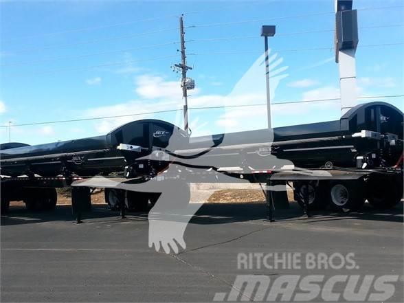 Jet Side Dump 40' Air Ride, 2 Way Valve, Electric Tarp Tipper trailers
