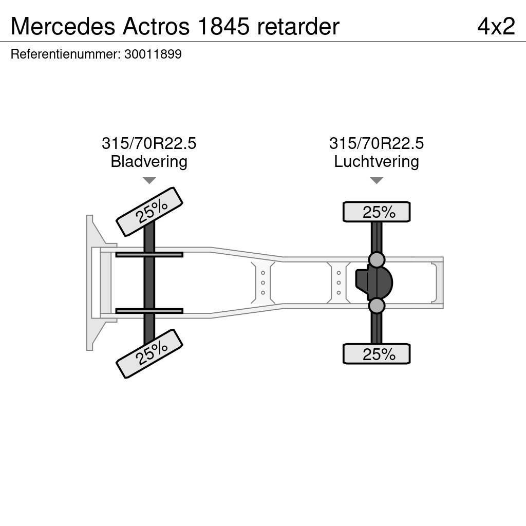 Mercedes-Benz Actros 1845 retarder Tractor Units
