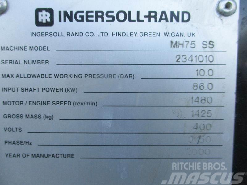 Ingersoll Rand MH 75 SS Compressors