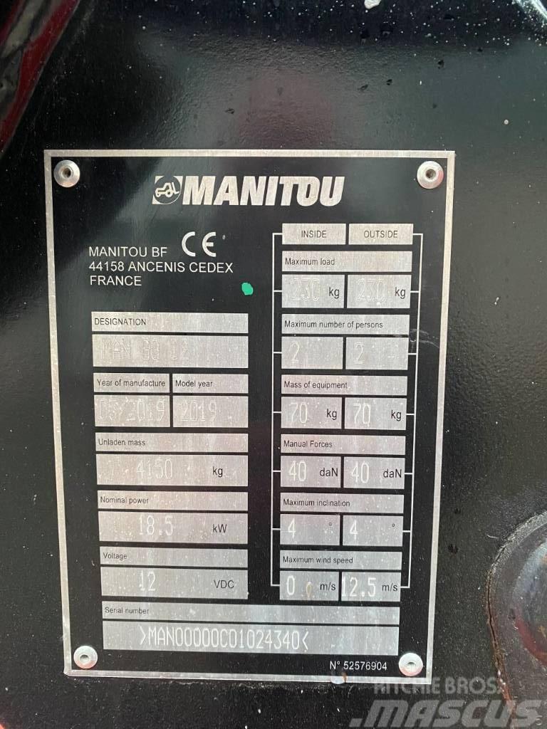 Manitou ManGo 12 Articulated boom lifts