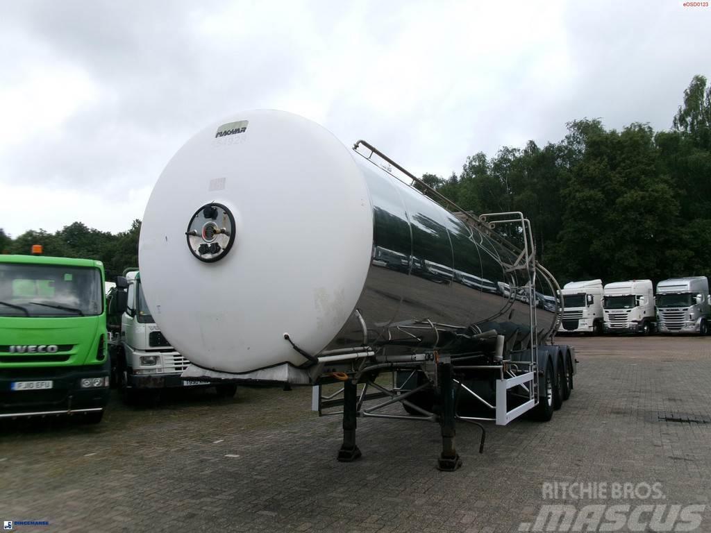 Magyar Food tank inox 30 m3 / 1 comp Tanker semi-trailers