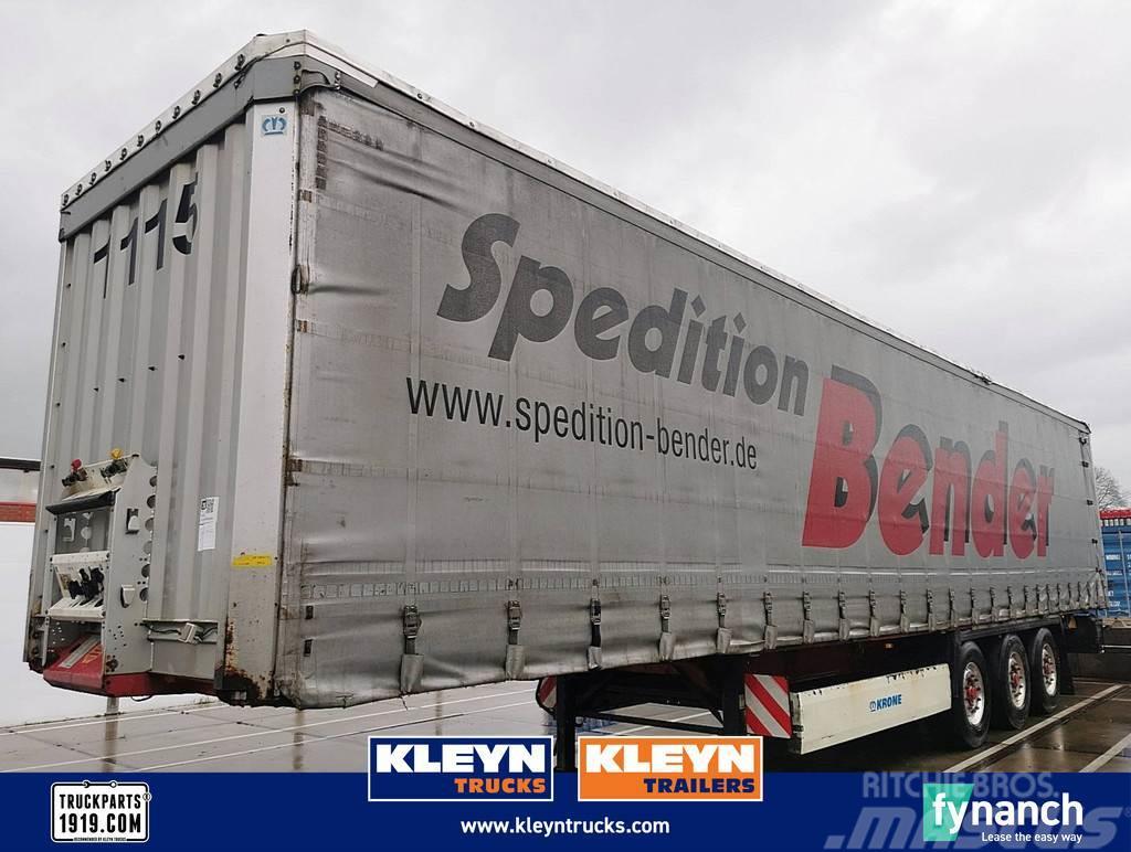 Krone SD/P to 3 mtr hydr wide Curtainsider semi-trailers