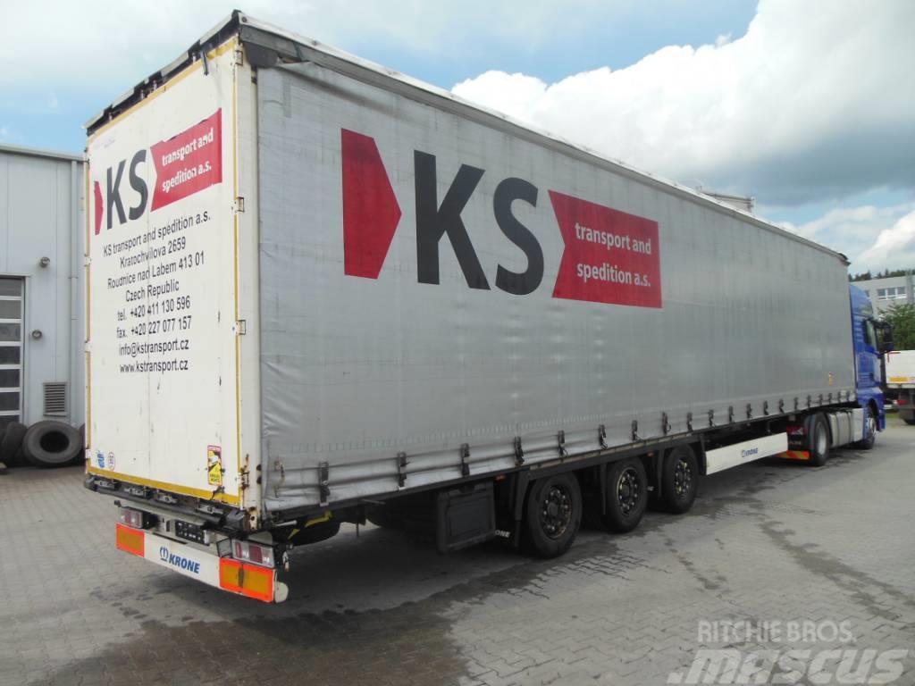 Krone SD, Mega Liner, LowDeck Curtainsider semi-trailers