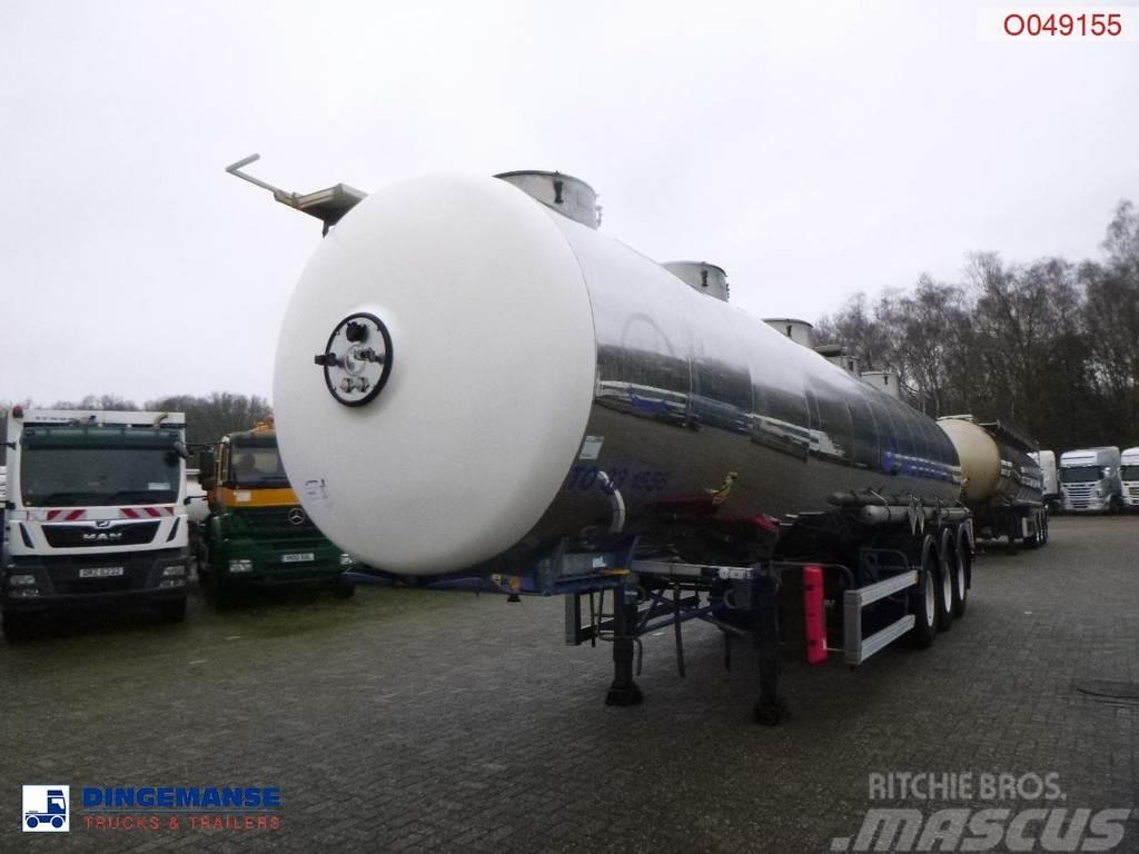 Magyar Chemical tank inox L4BH 32.9 m3 / 1 comp / ADR 17/ Tanker semi-trailers