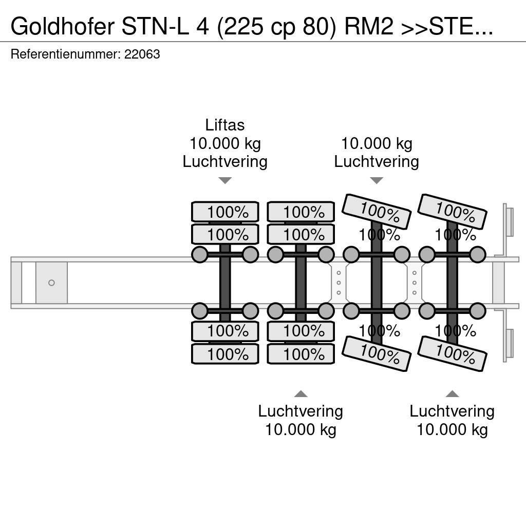Goldhofer STN-L 4 (225 cp 80) RM2 >>STEPSTAR<< (CARGOPLUS® t Low loader-semi-trailers