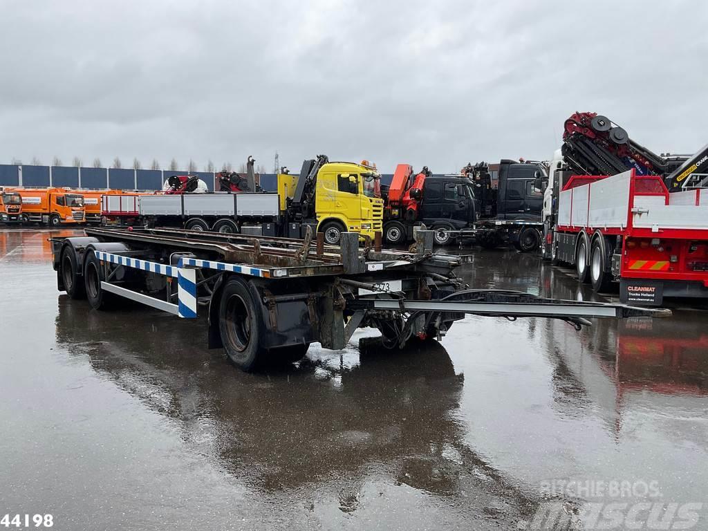GS Meppel 3-assige containeraanhangwagen Containerframe trailers