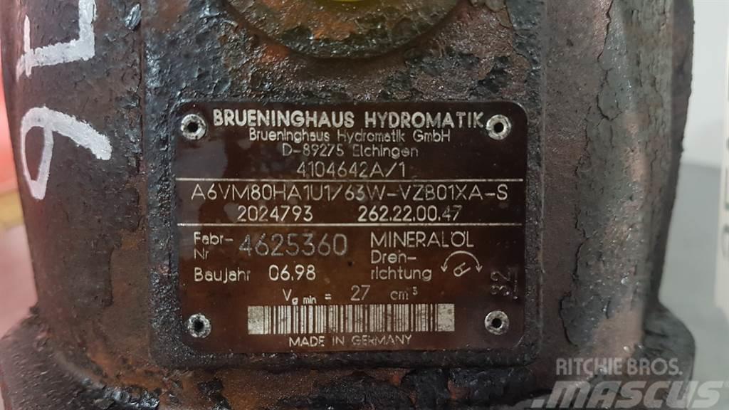 Brueninghaus Hydromatik A6VM80HA1U1/63W - Ahlmann AL95 - Drive motor Hydraulics