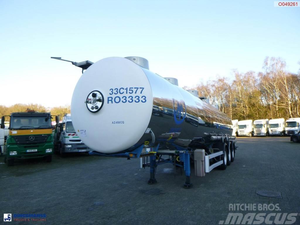 Magyar Chemical tank inox L4BH 32.9 m3 / 1 comp Tanker semi-trailers