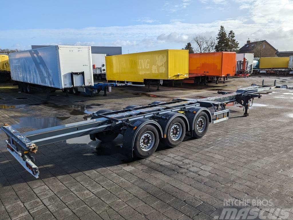 D-tec FLEXITRAILER VCC-01 Multi 3-Assen SAF - Schijfremm Containerframe semi-trailers