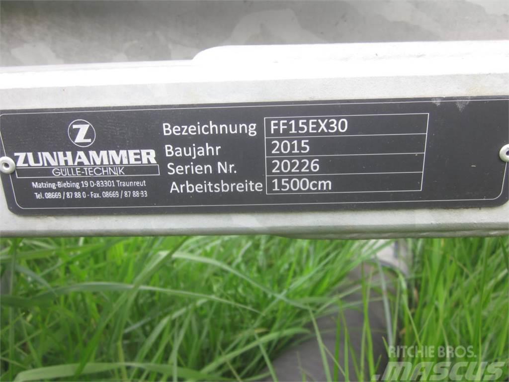 Zunhammer FF15EX30 Schleppschuh Verteiler Gestänge, 15 m, VO Manure spreaders