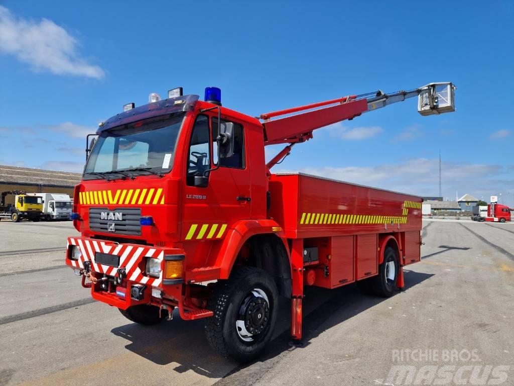 MAN LE280B 4x4 Denka Lift 24 m / Firetruck / Skylift Fire trucks