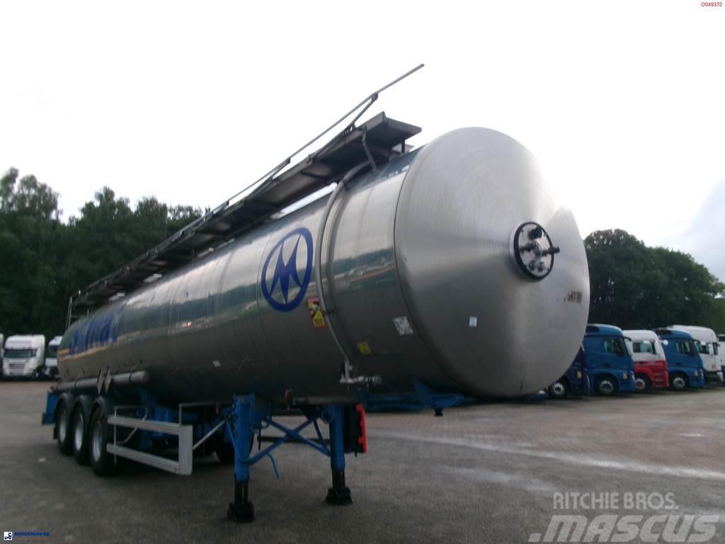Magyar Chemical tank inox 32.5 m3 / 1 comp Tanker semi-trailers