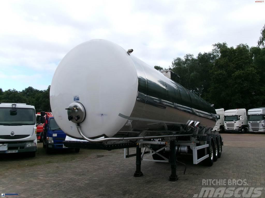 Maisonneuve Food tank inox 30 m3 / 1comp Tanker semi-trailers