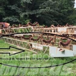Telsmith 30X70 Radial Stacker Conveyors