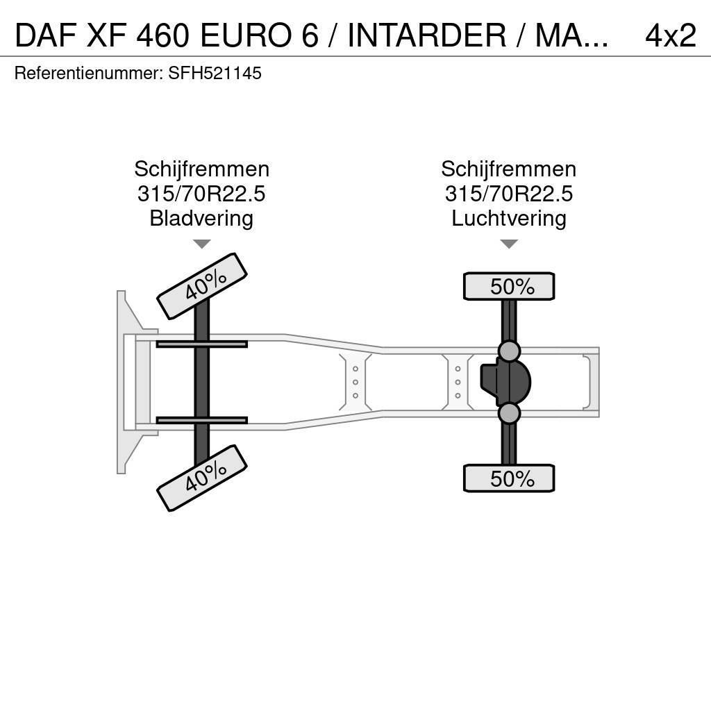 DAF XF 460 EURO 6 / INTARDER / MANUEL / AIRCO / BELGIU Tractor Units
