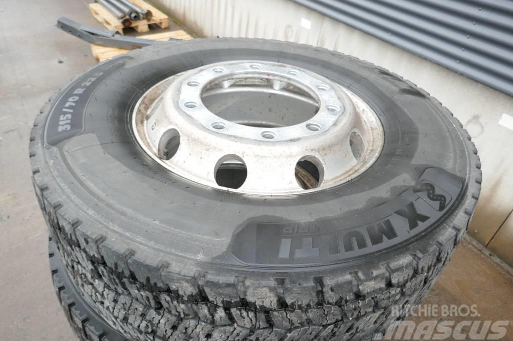  Hjul 315/70R22,5 Michelin Tyres, wheels and rims