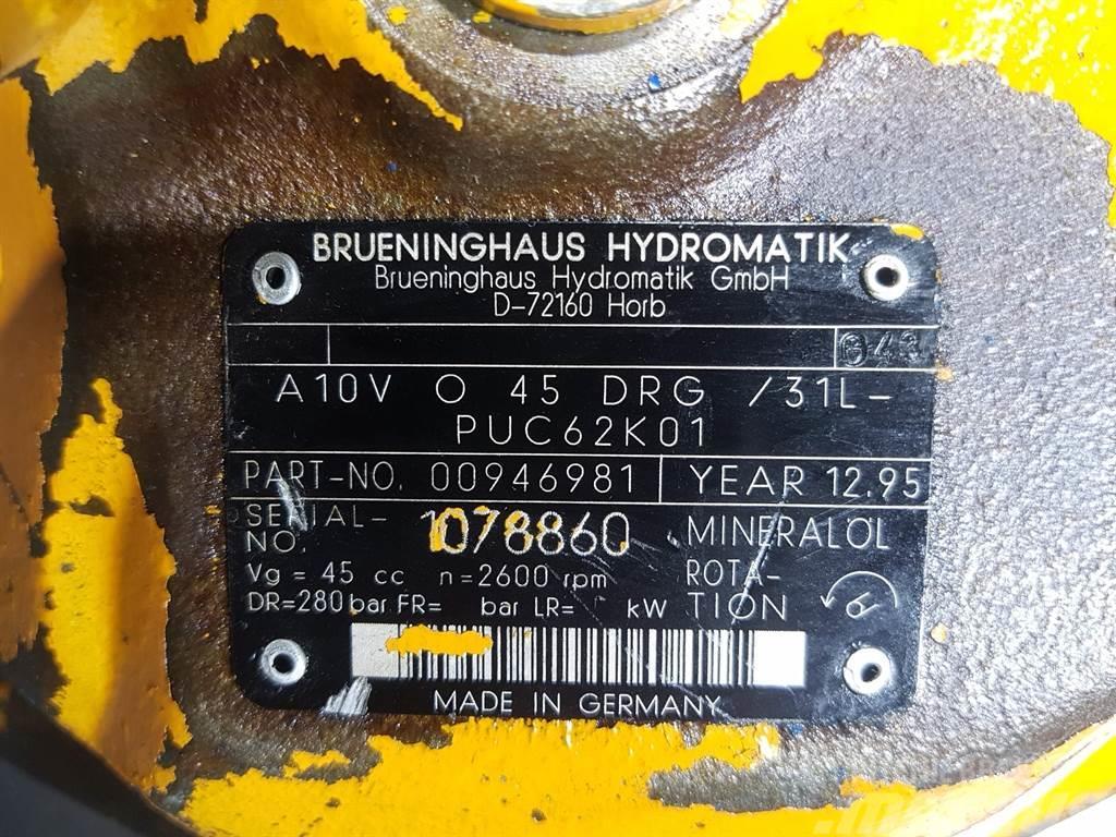 Brueninghaus Hydromatik A10VO45DRG/31L Hydraulics