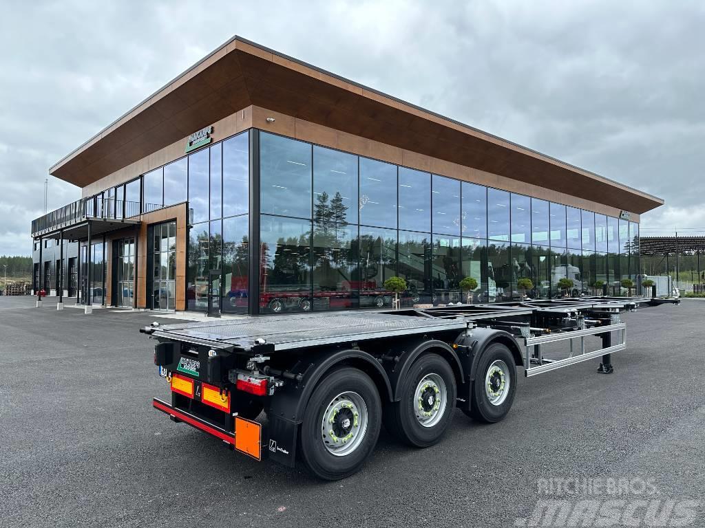 Lecitrailer ADR container chassie Containerframe semi-trailers