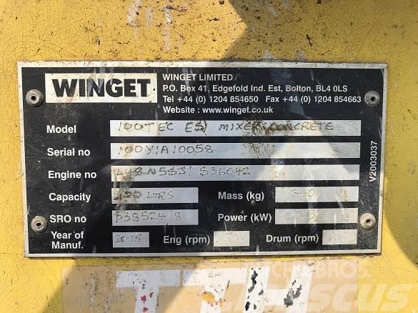 Winget EC ES MIXER Concrete/mortar mixers