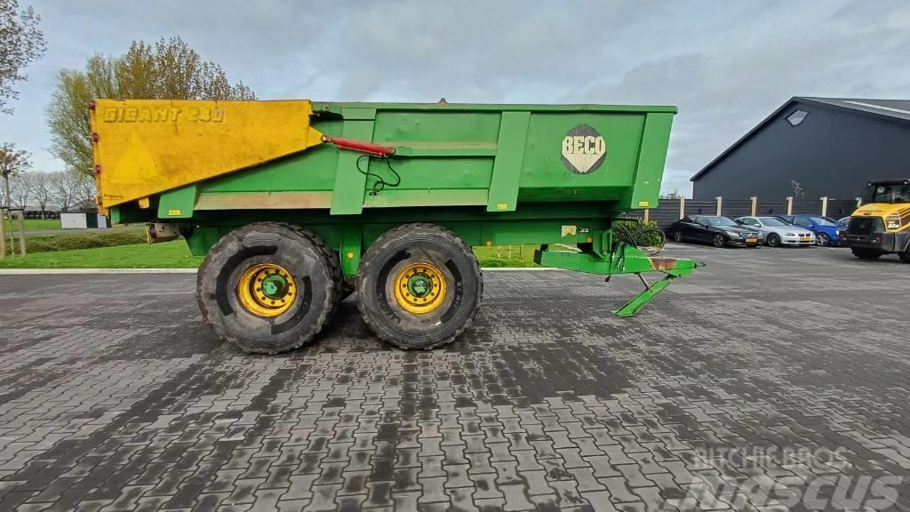 Beco Gigant 240 Tipper trailers