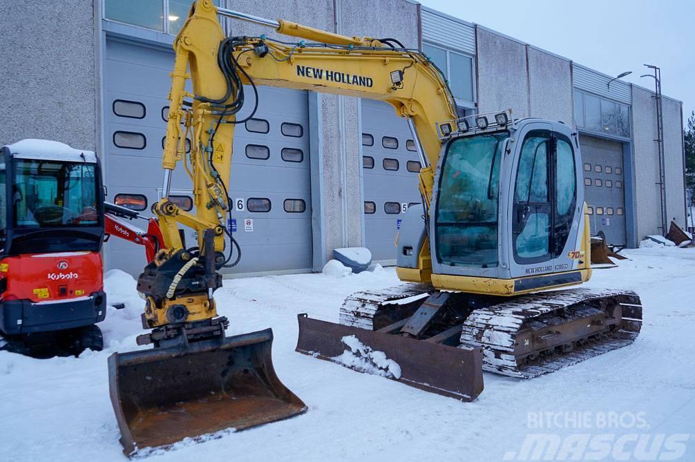 New Holland E70SR PIHTIPYÖRITTÄJÄ Midi excavators  7t - 12t