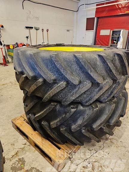 John Deere Hjul par: Michelin Multibib 650/65R42 Ukjent Gul Tyres, wheels and rims