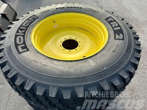 John Deere Hjul par: Nokian TRI2 620/80R42 JD gul 620 Tyres, wheels and rims