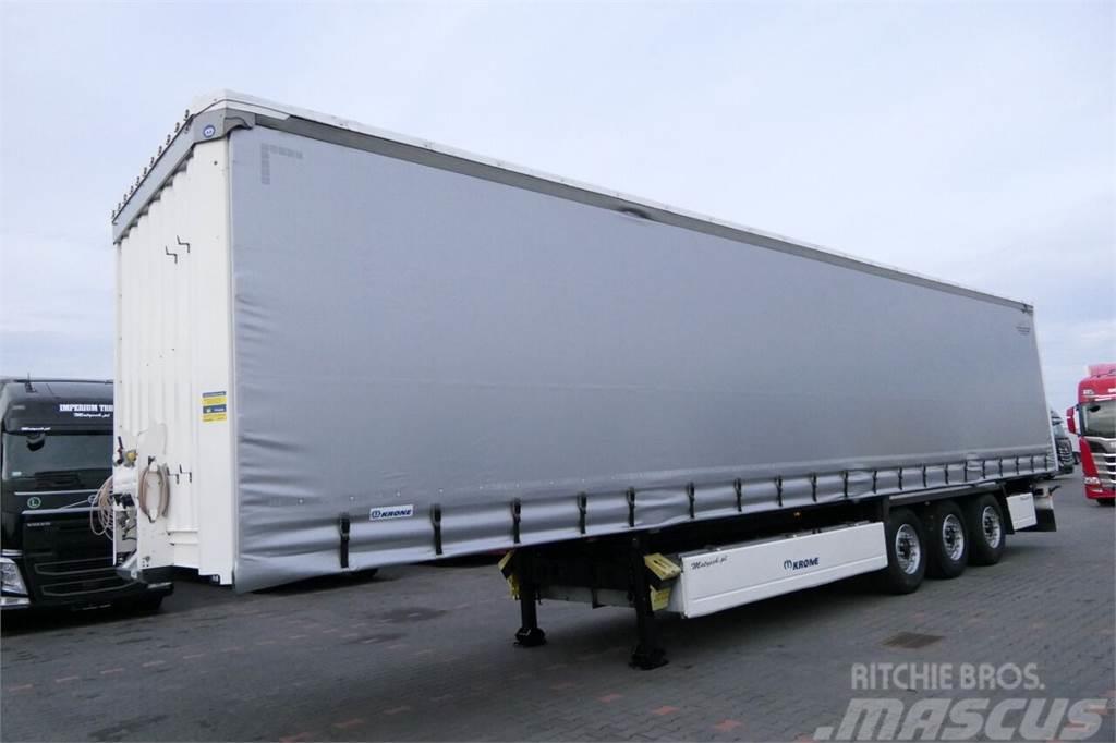 Krone CURTAINSIDER / STANDARD / LIFTED AXLE / PALLET BOX Curtainsider semi-trailers