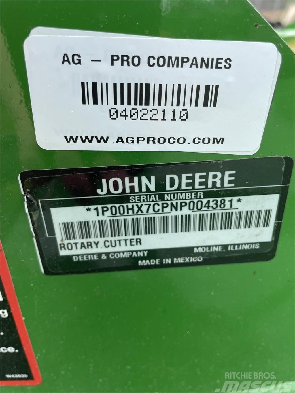 John Deere HX7 Bale shredders, cutters and unrollers
