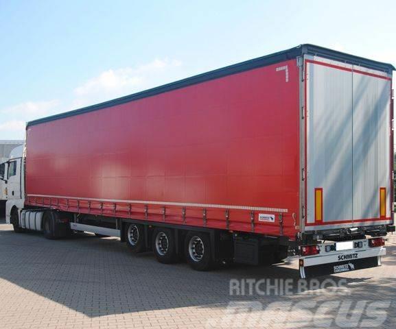 Schmitz Cargobull Mega, lifting axle, very good condition Curtainsider semi-trailers