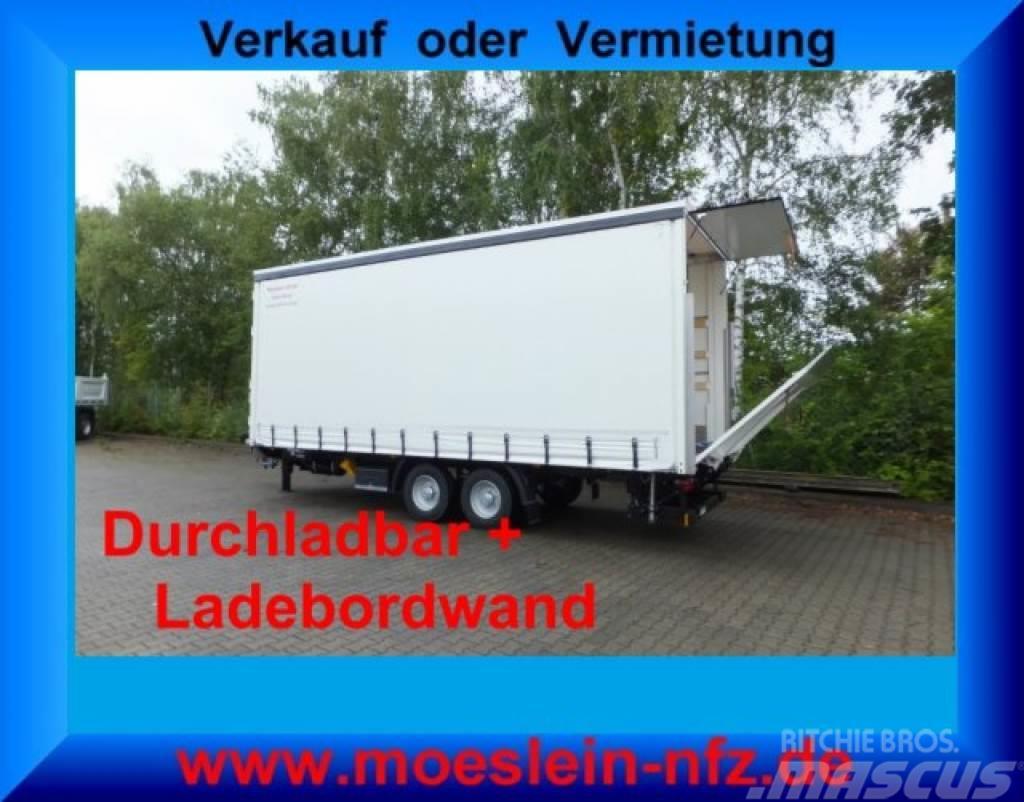 Möslein TPS 11 DL 7,30 neuer Planenanhänger, Ladebordwand Curtainsider trailers