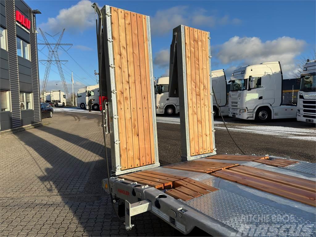 Hangler 3-aks 3,60m ramper Low loader-semi-trailers