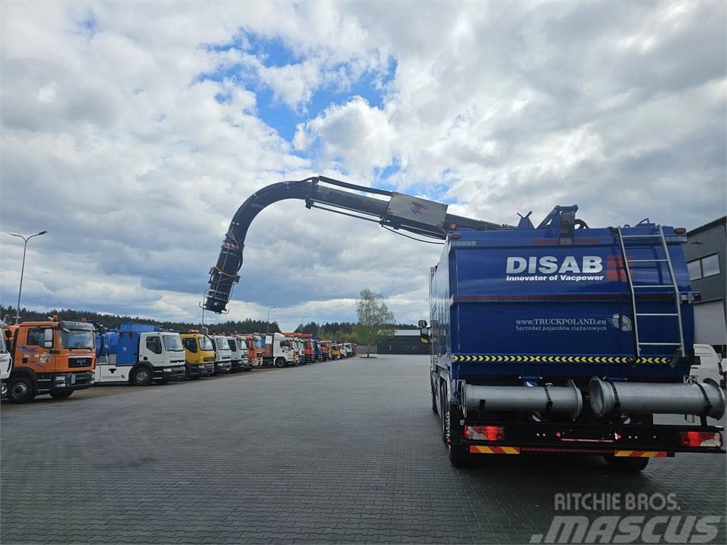 Scania DISAB ENVAC Saugbagger vacuum cleaner excavator su Waste trucks