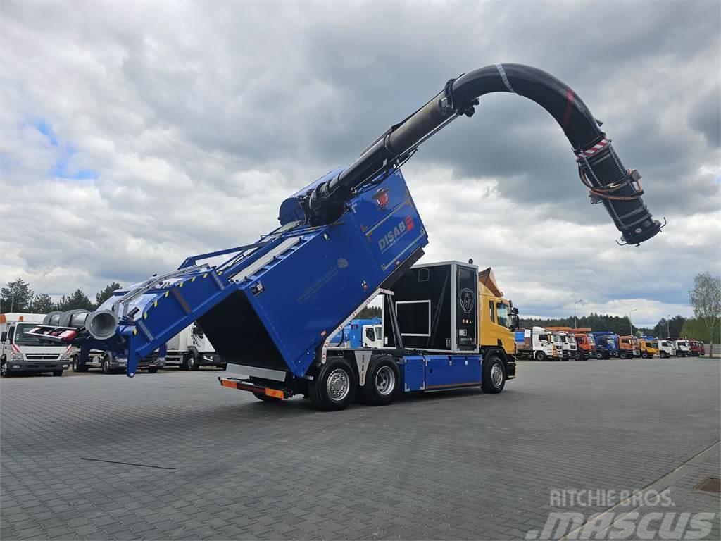 Scania DISAB ENVAC Saugbagger vacuum cleaner excavator su Combi / vacuum trucks