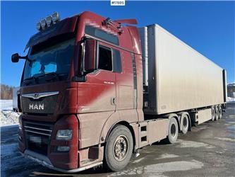 MAN TGX 28.580 6x2 truck w/ 2012 Chereau Inogam traile
