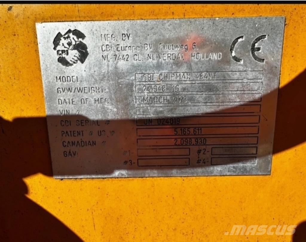 CBI Chipmax 484VT Drobilice drva / čiperi