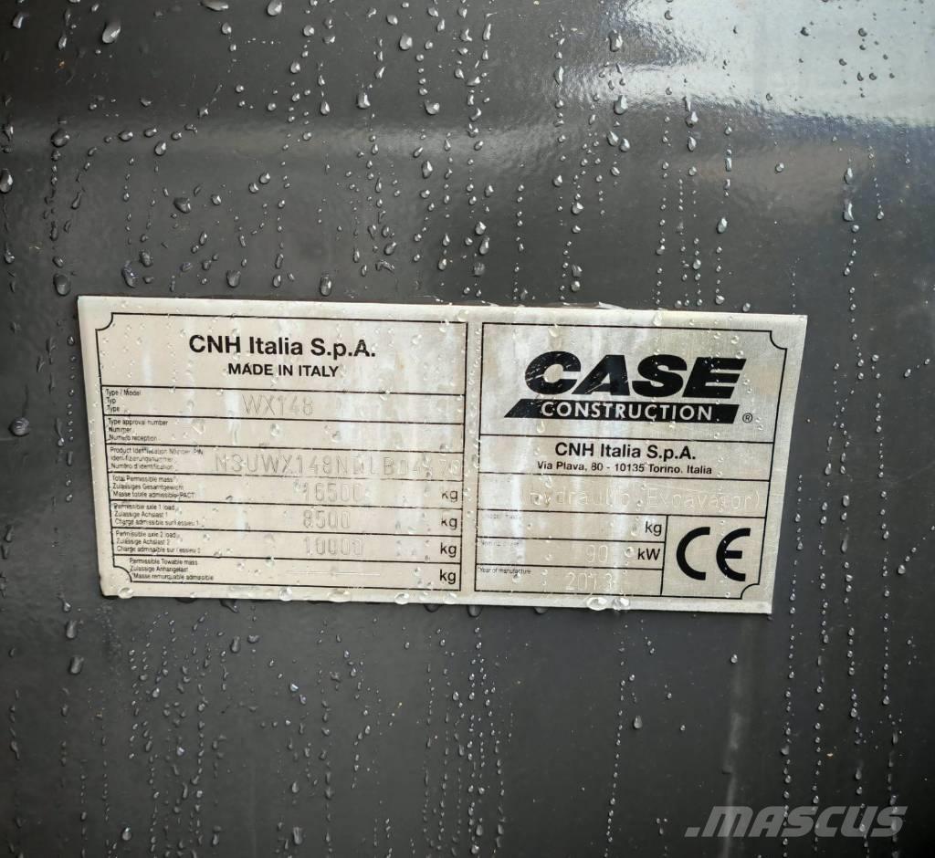 CASE WX 148 Bageri točkaši