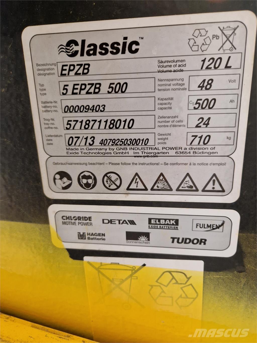 Atlet AS1N1L15T Električni viljuškari