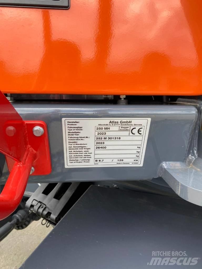 Atlas 250MH Bageri za prenos primarnih/sekundarnih sirovina