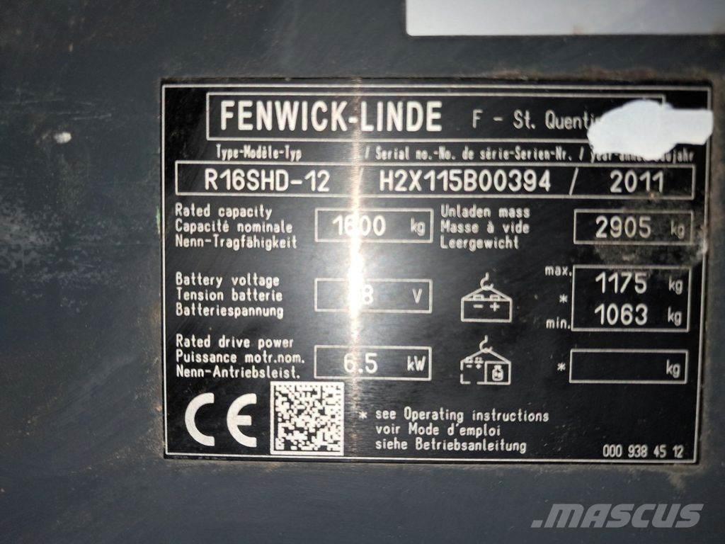Linde R16SHD-12 Viljuškari sa pomičnim stupom