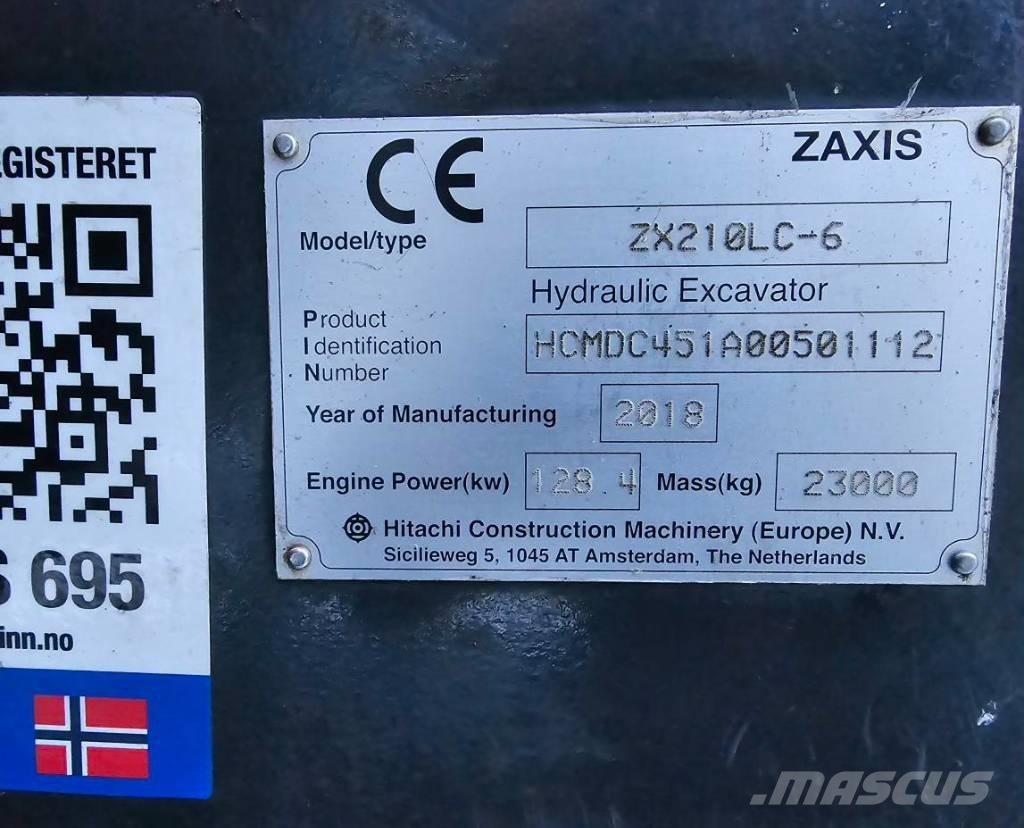 Hitachi ZX 210 LC-6 Bageri guseničari