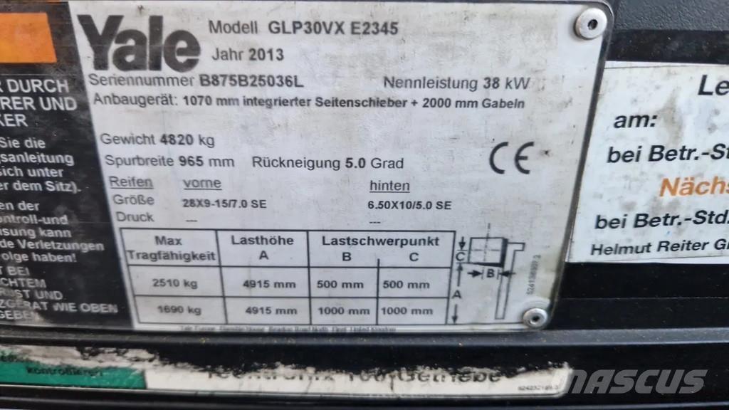 Yale GLP30VX Viljuškari - ostalo