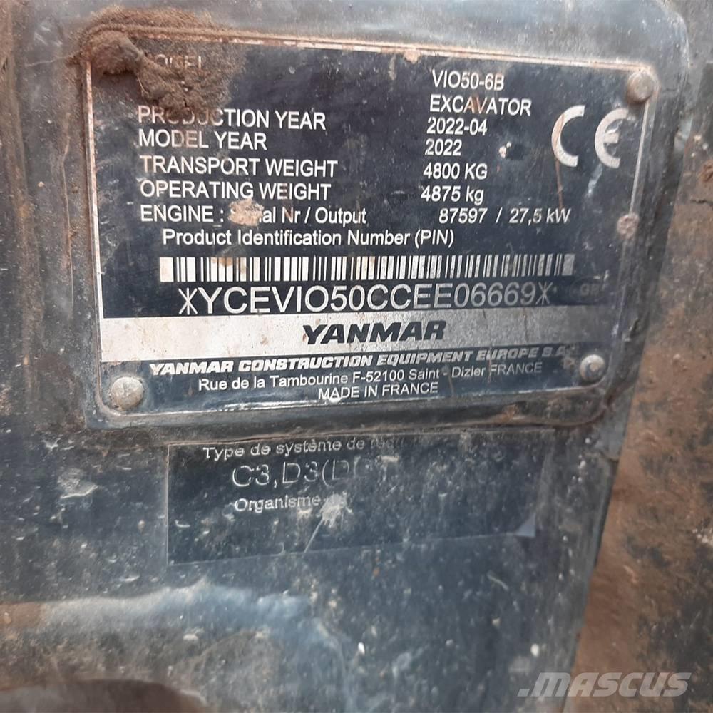 Yanmar Vio 50 Mini bageri < 7t