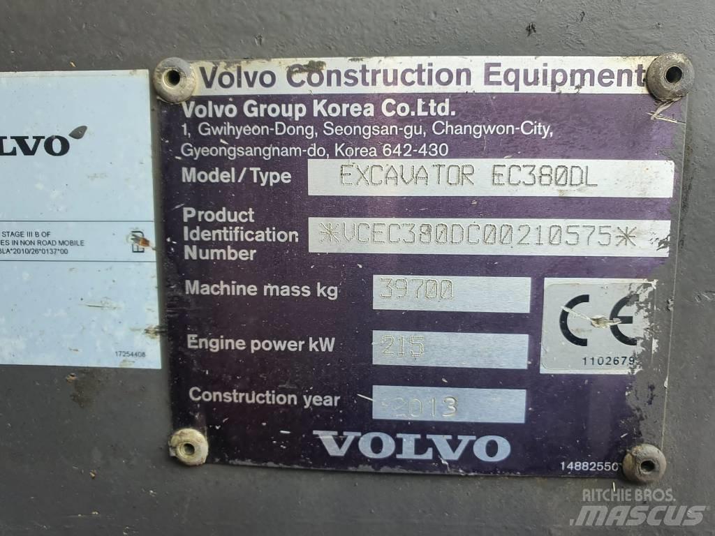 Volvo EC 380 D L Bageri guseničari