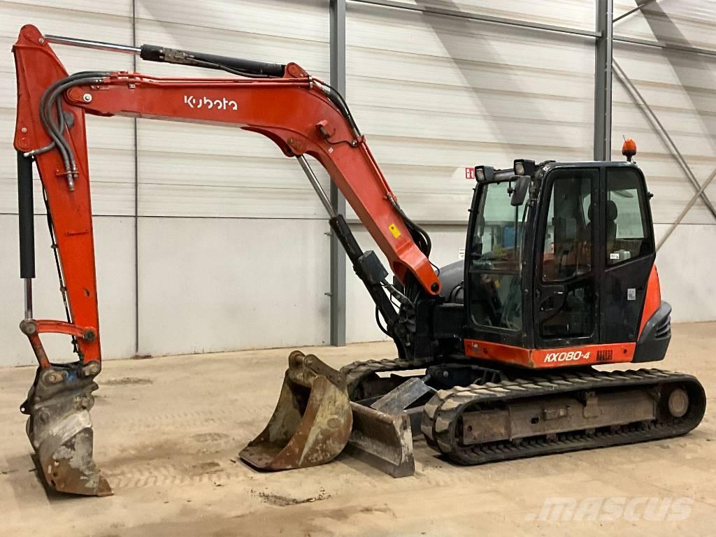 Kubota KX 080-4 Midi bageri 7t – 12t